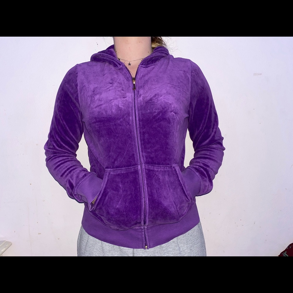 Juicy Couture Purple Velour Jacket